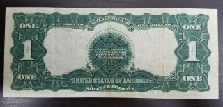 1899 $1 Black Eagle One Silver Dollar Large Bill US Note Blue Seal 2