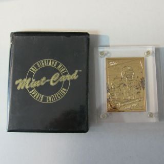 Highland 4.  25 Troy Ounce.  999 Fine Silver Dan Marino Card /500 Gold Plate