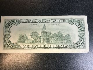 Vintage - Series 1990 $100 US One Hundred Dollar Bill Looks & crisp 2
