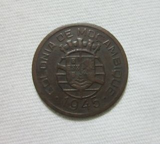 Mozambique.  50 Centavos,  1945.