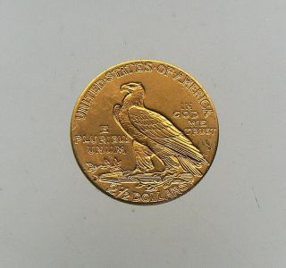 1914 - D INDIAN HEAD $2.  5 DOLLAR QUARTER EAGLE GOLD COIN 2
