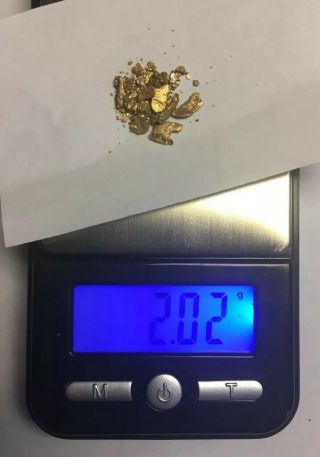 Alaskan Gold Nuggets 2.  02 Grams 20 - 22k
