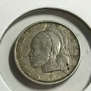 1960 Liberia Silver 10 Cents Coin