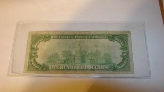 100 dollarred seal bill with low serial number 1929.  Federal Reserve Bank Of Min 5