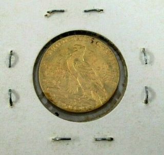 1926 U.  S.  Gold $2.  50 Dollar Indian Head 1/4 Eagle Coin Uncirculated Scratched 2