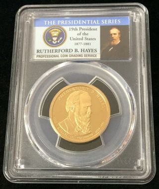 Usa Us 19th President Dollar Rutherford Hayes 2011 Proof Pcgs Pr69 Dcam Coin Nr