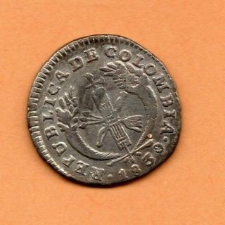 Colombia 1 One Real 1830