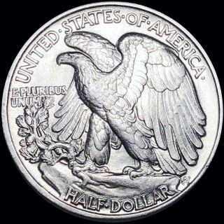 1943 Walking Half Dollar HIGHLY UNCIRCULATED Liberty Silver Collectible Coin ms 2