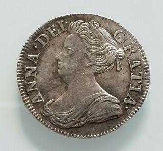 Great Britain - Queen Anne - Silver Threepence - 1709