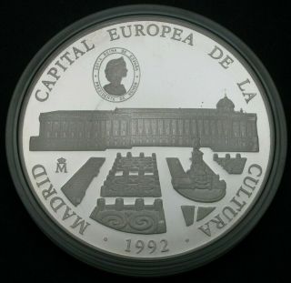 Spain 25 Ecu 1992m Proof - Silver - Madrid European Cultural Capital