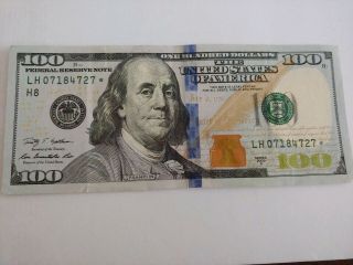 2009a $100 One Hundred Dollar Bill Star Note - Low Serial Number