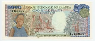 Rwanda 1988 5000 Francs P 22a Unc - Pvv