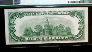 1934 B 100 Dollar PMG AU55 Federal Reserve Note ST.  LOUIS $100 Bill BUY IT NOW 3
