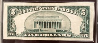 1929 $5.  00 Ty.  I,  The Lambertville National Bank CH.  1272 VF, 2