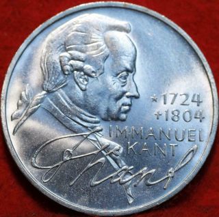 Uncirculated 1974 - D Germany 5 Marks Silver Foreign Coin