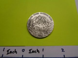 Grand Teton National Park Indian 1929 100th Anniver Medallic 999 Silver Coin P