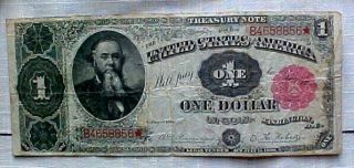 1891 $1 One Dollar Large Treasury Note