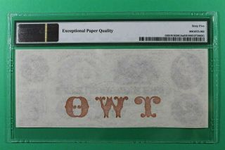 1850 ' s 60 ' s $2 Corn Exchange Bank Waupun Wisconsin Obsolete PMG 65 EPQ Gem Unc 2