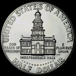 1976 S Kennedy Half Dollar Gem Cameo " Proof " 40 Silver Bicentennial Us Coin
