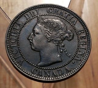 Canada 1896 Queen Victoria Large Cent - - Better Grade