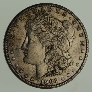 1901 - S Morgan Silver Dollar - Near Uncirculated 7911