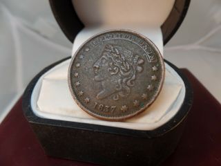 1837 Hard Times Token,  Millions For Defence,  Not One Cent For Tribute C 1132