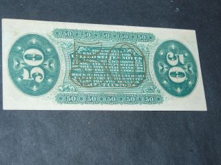 1863 Third Issue Fractional Currency 50 - Cent Note Fr 1334 Fresh & Crisp 4
