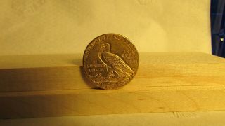 1914 D US $2 - 1/2 $2.  50 Indian Head Quarter Eagle Gold Coin Ungraded No Res 12 4