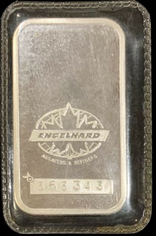 Engelhard Maple Scotia Bank 1 oz Silver Bar Ultra Rare 2