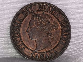 Victoria Dei Gratia Regina Canada One Cent 1881 H