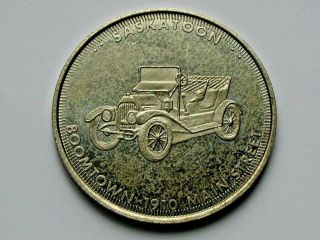 Saskatchewan Wdm Museum Medal With 1911 Willys Overland Model 47 Touring Car