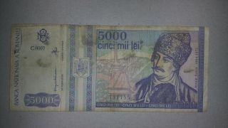 5000 Lei - Romania - 1993 -