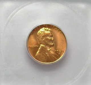 1939 - S Lincoln Wheat Cent Icg Ms67 Red Lists For $130