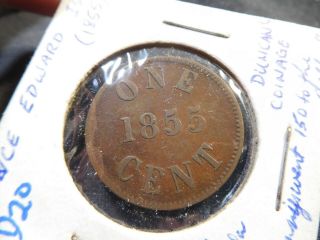 D20 Canada Prince Edward Island 1855 1/2 Penny Token