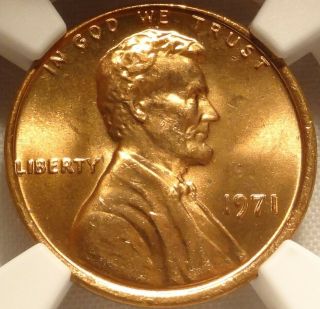 DDO 1971 1C NGC MS 65 RD FS - 101 DOUBLED DIE OBVERSE GEM UNC RED LINCOLN CENT 2