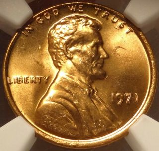 DDO 1971 1C NGC MS 65 RD FS - 101 DOUBLED DIE OBVERSE GEM UNC RED LINCOLN CENT 4