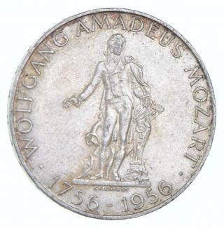 Silver - World Coin - 1956 Austria 25 Schilling - World Silver Coin - 13g 651