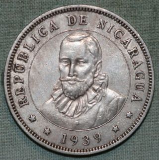 Nicaragua 1939 50 Centavos Combined S.  & H.