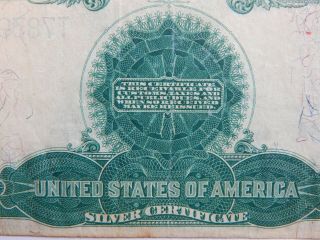 1899 - $1.  00 - Black Eagle - Silver Certificate Note - VF - XF 6