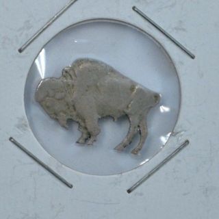 Buffalo Nickel Cut Out 5c Exonumia Numismatic Art Unique Lucky Charm