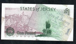 1 Pound From Jersey 1995 Unc 2