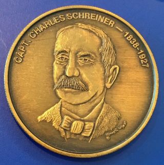 Texas Ranger Hall Of Fame Capt Charles Schreiner Medal Police Law Enforcement