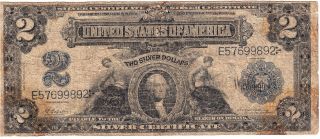 Usa / 2 Dollars,  Silver Certificate 1899 Series No E57699892