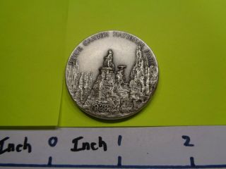 Bryce Canyon National Park 100th Anniver 1928 Medallic 999 Silver Coin Rare P