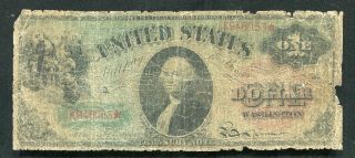 Fr.  18 1869 $1 One Dollar “rainbow” Legal Tender United States Note (c)