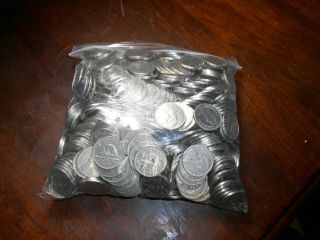 10 Pounds Of Pure Canadian Nickels 5 Cents From 1955 - 1981 1000 Coins