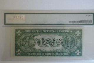 1935 - A $1 Hawaii Silver Certificate - S/C Block PMG 65 = GEM UNC 3