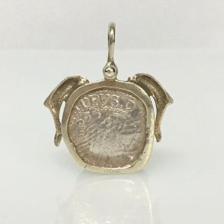 Silver Ship Sunken Treasure Nuestra Senora de Atocha Custom Bezel Coin Pendant 2