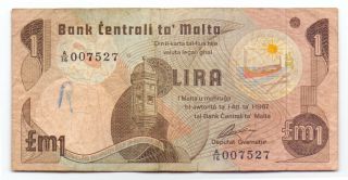 Malta 1 Lira 1967,  P - 34