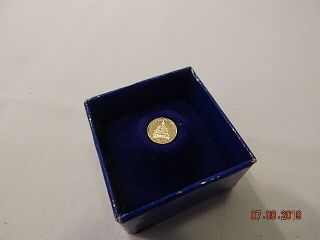 Ronald Reagan 24K Gold Presidential Inaugural Medal Mini Coin Comes With No. 4